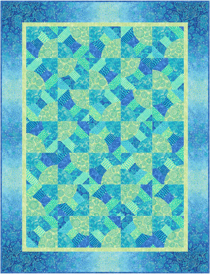 Tipsy Turvy Quilt Pattern PC-168 - Paper Pattern