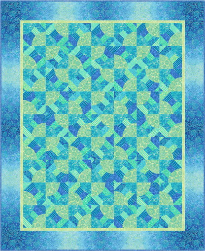 Tipsy Turvy Quilt Pattern PC-168 - Paper Pattern