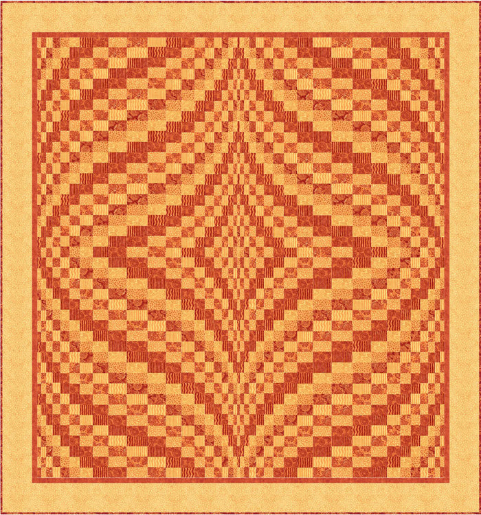 Heat Wave Quilt Pattern PC-169 - Paper Pattern