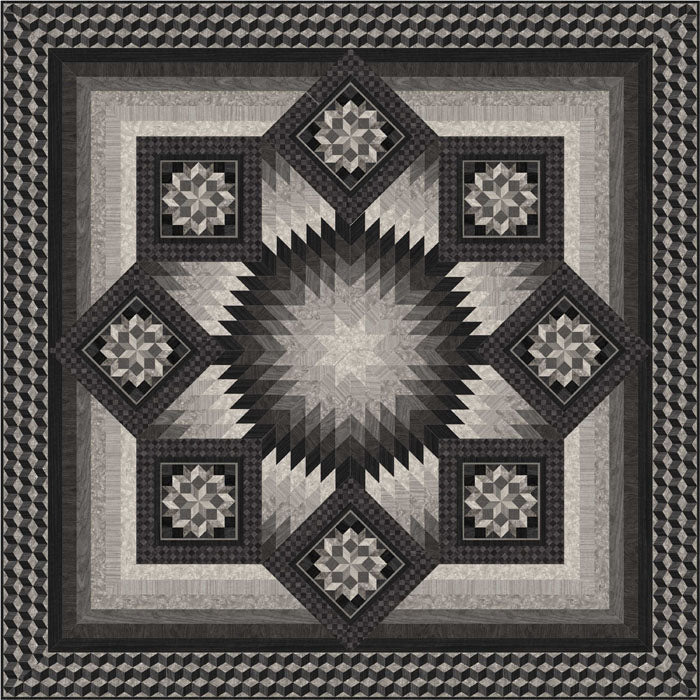 Inlaid Quilt Pattern PC-174 - Paper Pattern