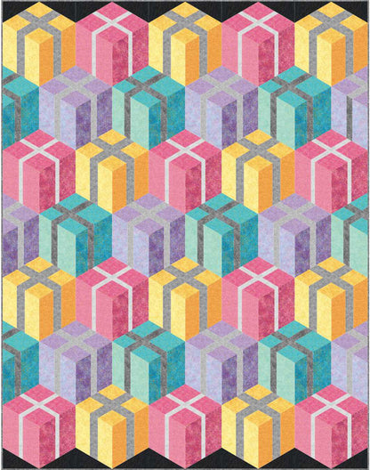 Stacks of Presents Quilt Pattern PC-185 - Paper Pattern