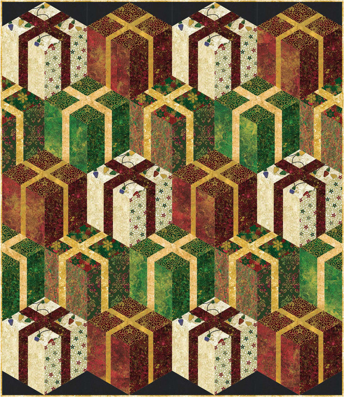 Stacks of Presents Quilt PC-185e - Downloadable Pattern