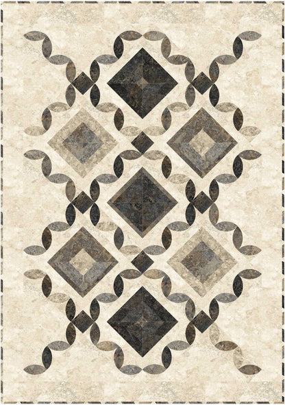 Tiles & Lattice Quilt PC-188e - Downloadable Pattern