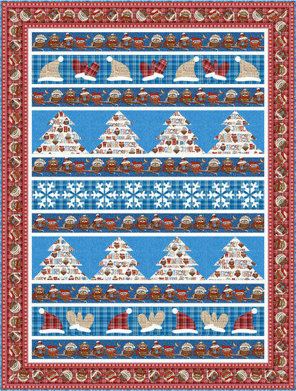 Whoo Likes Winter Quilt Pattern PC-191 - Paper Pattern