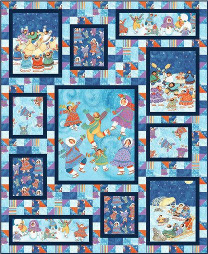Snow Much Fun Quilt PC-192e - Downloadable Pattern