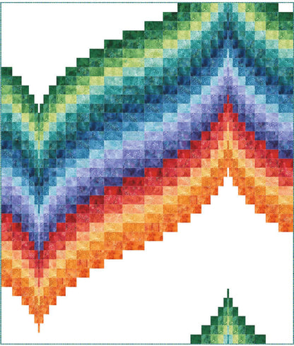 Cosmic Wave Quilt Pattern PC-194 - Paper Pattern