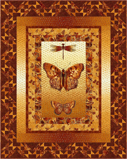 On Golden Wings Quilt Pattern PC-206 - Paper Pattern