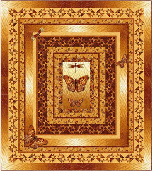 On Golden Wings Quilt PC-206e - Downloadable Pattern