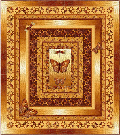 On Golden Wings Quilt Pattern PC-206 - Paper Pattern