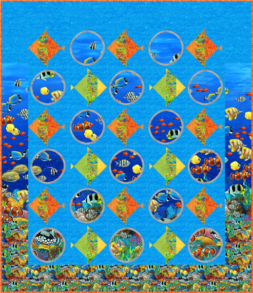 In the Reef Quilt PC-211e - Downloadable Pattern