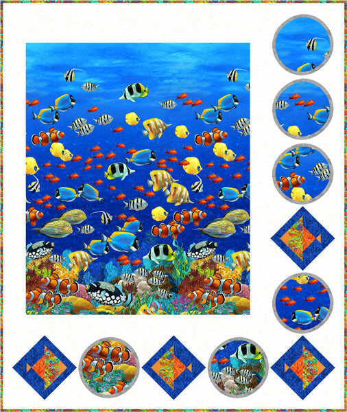 In the Reef Quilt Pattern PC-211 - Paper Pattern