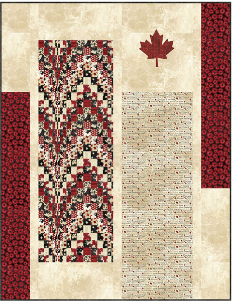 Canadian Shield Quilt Pattern PC-215 - Paper Pattern