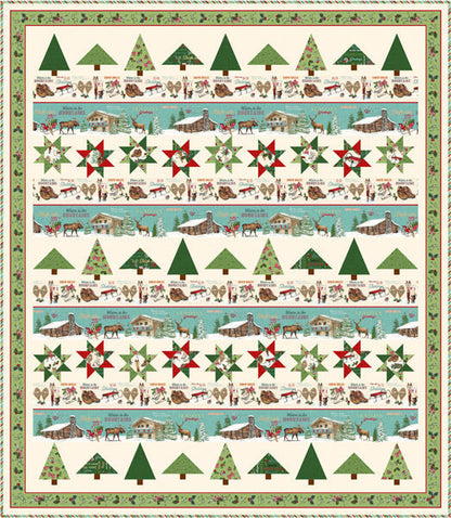 In the Woods Quilt Pattern PC-222 - Paper Pattern