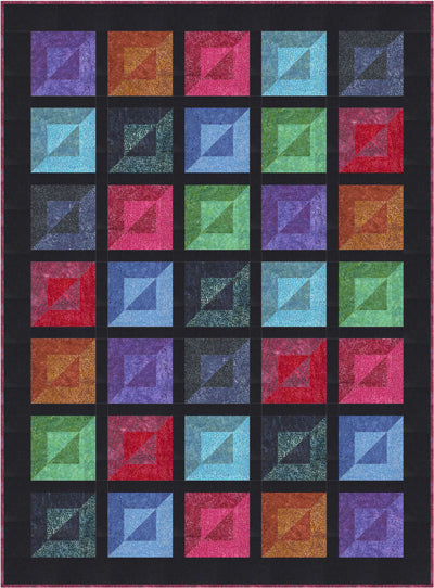 Bevelled Quilt Pattern PC-228 - Paper Pattern