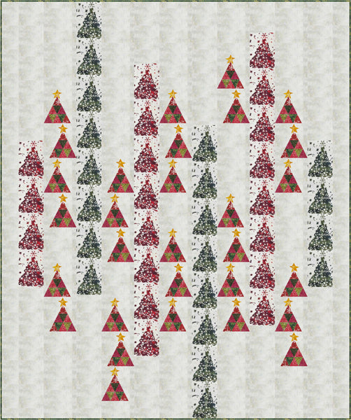 Tree Line Quilt Pattern PC-230 - Paper Pattern