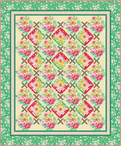More than a Kiss Quilt Pattern PC-262 - Paper Pattern