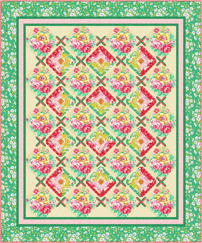 More than a Kiss Quilt Pattern PC-262 - Paper Pattern
