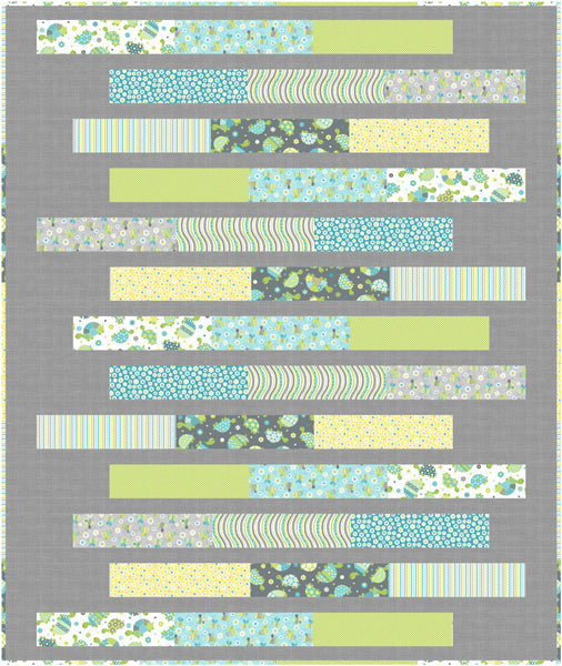 Stacked Quilt Pattern PC-264 - Paper Pattern