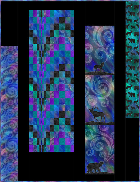 Northern Lights Quilt PC-279e - Downloadable Pattern