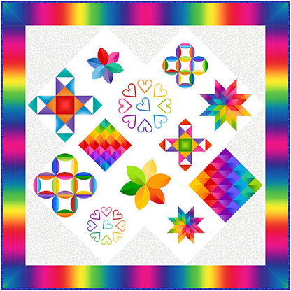 Color Play Trio Quilt Pattern PC-286 - Paper Pattern