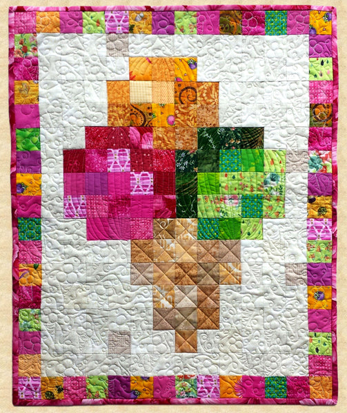 August Ice Cream Cone Quilt PPP-027e - Downloadable Pattern