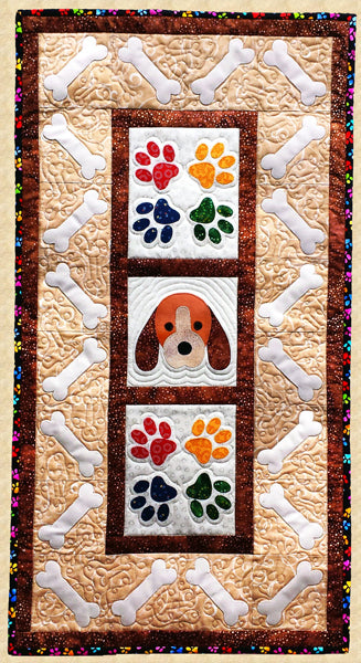 Puppy Paws Wall Hanging Pattern PPP-040 - Paper Pattern