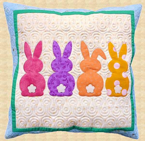Bunny Buddies Pillow PPP-066e - Downloadable Pattern