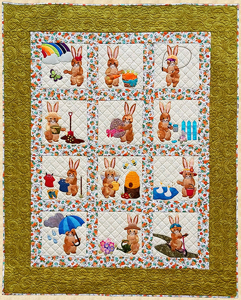 Hunny Bunnies Quilt PPP-067e - Downloadable Pattern