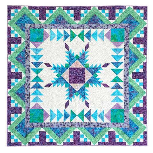 Fancy Feathers Quilt PQ-127e - Downloadable Pattern