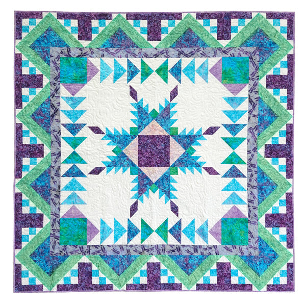 Fancy Feathers Quilt Pattern PQ-127 - Paper Pattern