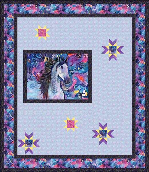 Midnight Runner Quilt Pattern PS-1024 - Paper Pattern