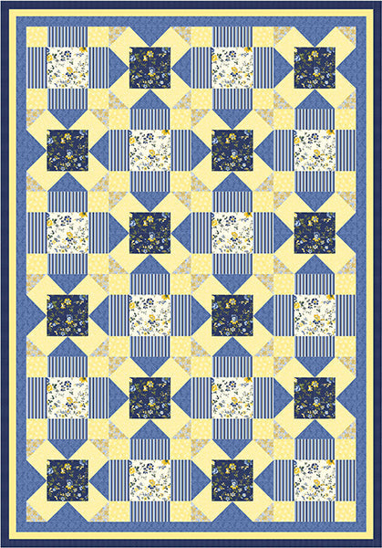 Butter and Blue Quilt PS-1030e - Downloadable Pattern