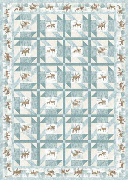 Deer Duos Quilt Pattern PS-1031 - Paper Pattern