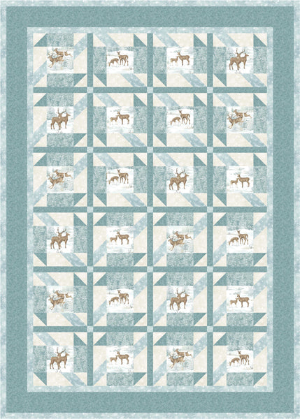 Deer Duos Quilt Pattern PS-1031 - Paper Pattern