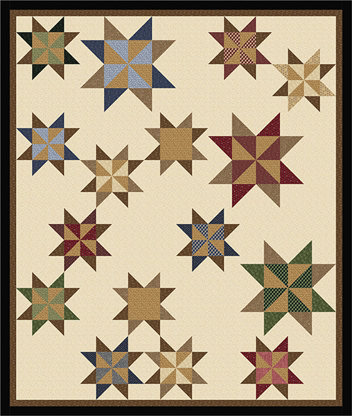 Sixteen Sisters Quilt Pattern PS-1050 - Paper Pattern