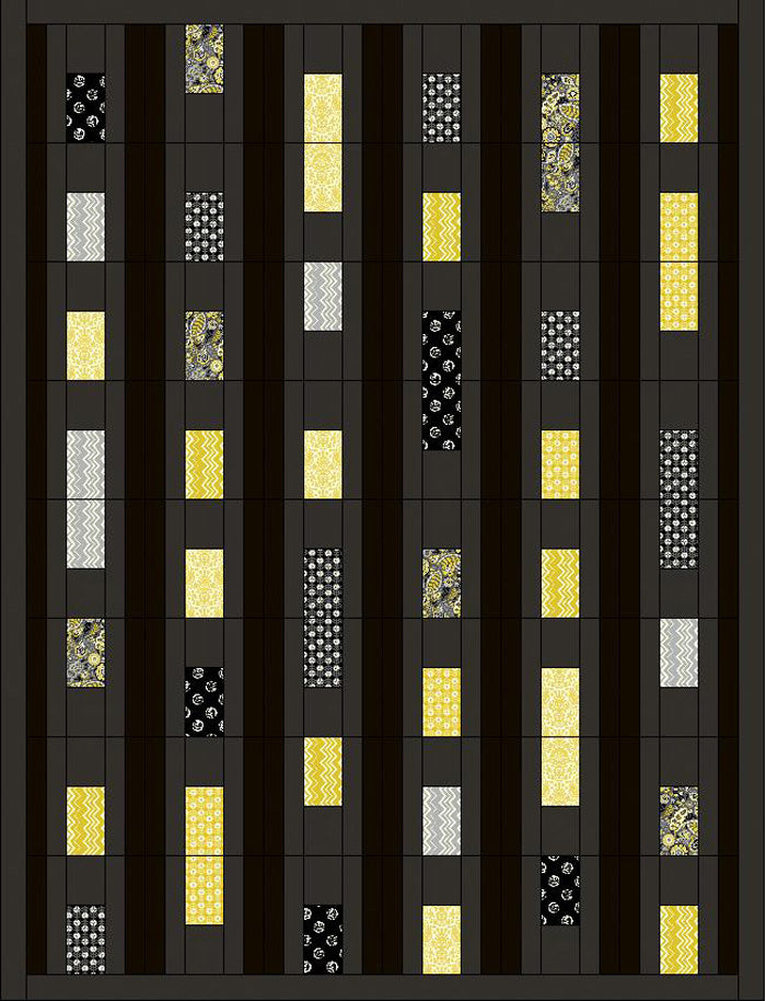 Midnight in Manhattan Quilt Pattern PS-917 - Paper Pattern
