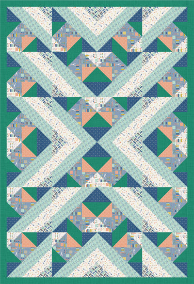 Teal a Point is Made Quilt PS-973e - Downloadable Pattern