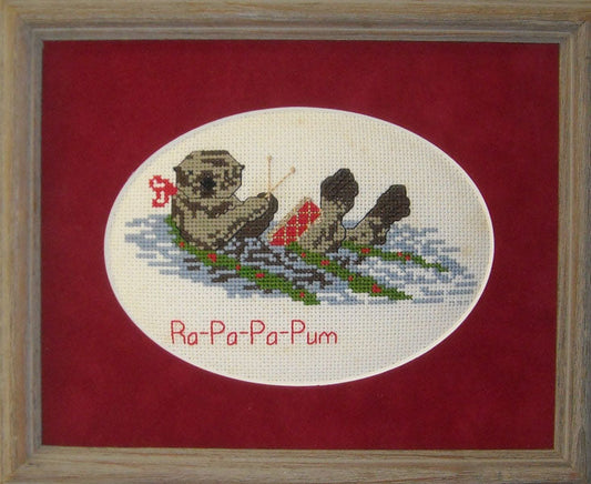 The Christmas Otter Cross Stitch Pattern PS-9742 - Paper Pattern