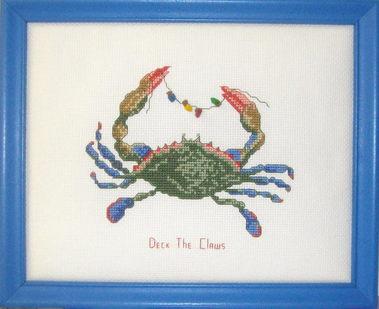 The Christmas Crab Cross Stitch Pattern PS-9840 - Paper Pattern