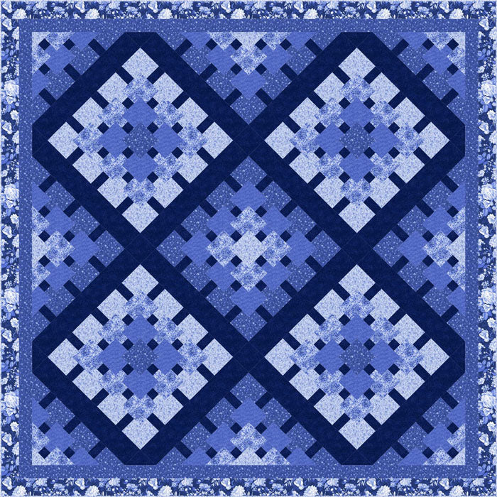 Foreshadowing Quilt Pattern QN-001 - Paper Pattern