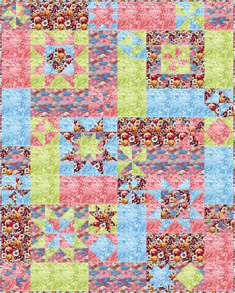 Easy Peasy Quilt Pattern QN-003 - Paper Pattern