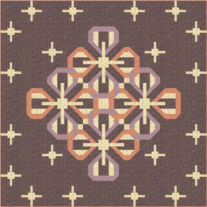 Diamond in the Sky Quilt QN-014e - Downloadable Pattern