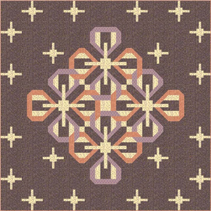 Diamond in the Sky Quilt Pattern QN-014 - Paper Pattern