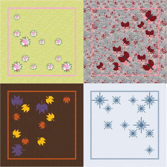 A Quilt for All Seasons Quilt Pattern QN-026 - Paper Pattern
