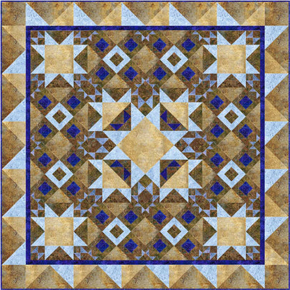 Oh My Stars Quilt Pattern QN-031 - Paper Pattern
