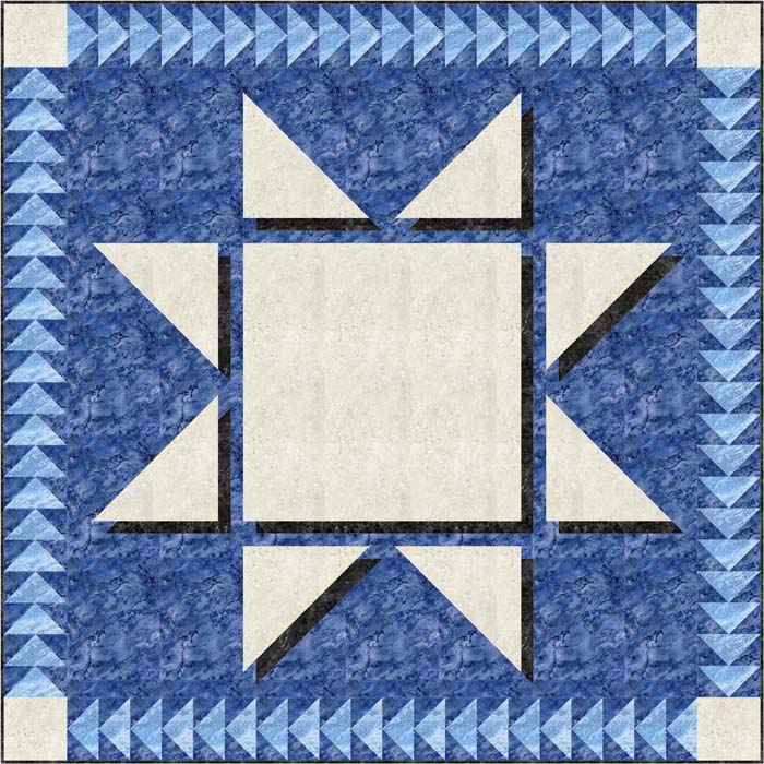 True Evening Quilt Pattern QN-041 - Paper Pattern