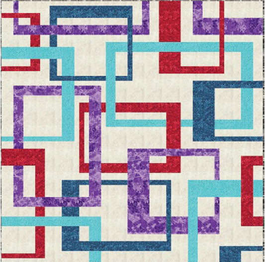 Outside the Box 108 Quilt Pattern QN-046 - Paper Pattern