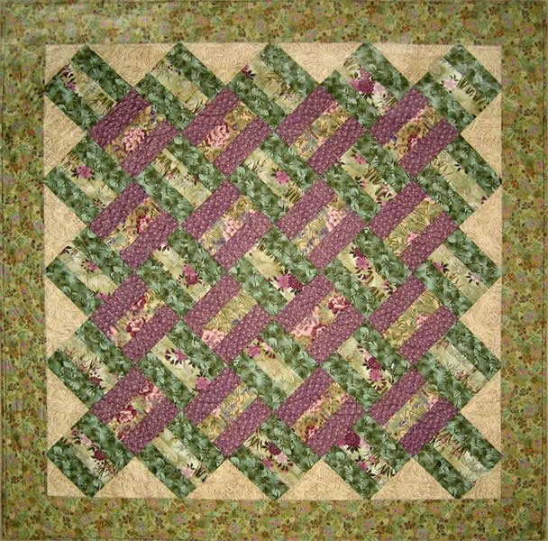 Cross Ties Quilt Pattern - Straight to the Point Series QW-04 - Paper Pattern