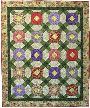 Flowers for Abby Quilt QW-13e - Downloadable Pattern