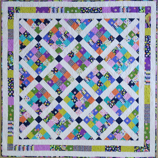 Jelly Patch Quilt Pattern - Straight to the Point Series QW-14 - Paper Pattern